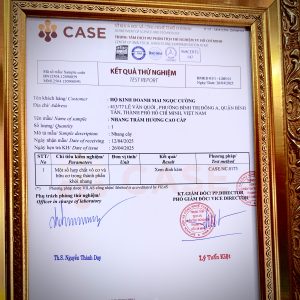 Bảng kiểm định an toàn cho sức khoẻ.,